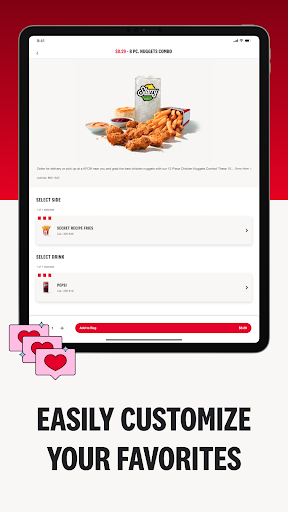 Captura de pantalla de KFC US - Ordering App