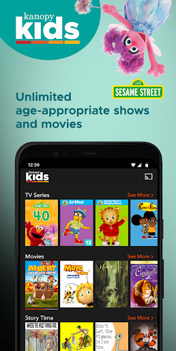 Captura de pantalla de Kanopy