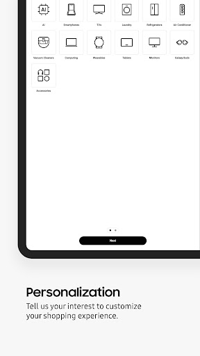Shop Samsung Screenshot