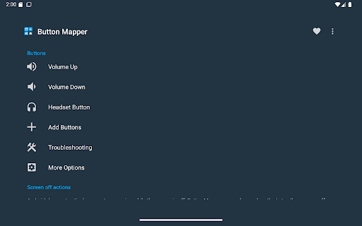Captura de pantalla de Button Mapper: Remap your keys