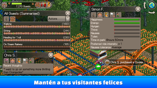 Captura de pantalla de RollerCoaster Tycoon® Classic