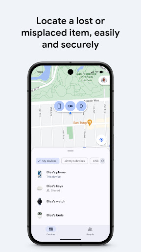 Captura de pantalla de Localizador de Google