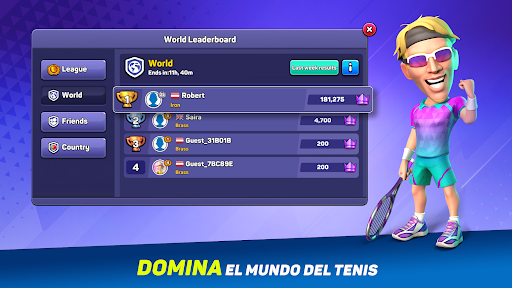 Captura de pantalla de Mini Tennis
