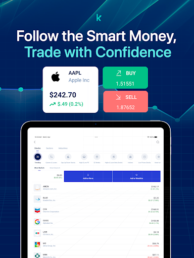 Captura de pantalla de Stocks.News: Market Insights