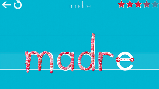 Captura de pantalla de Escribo en letras de imprenta