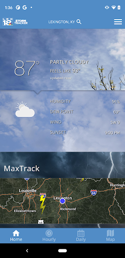 Captura de pantalla de LEX18 Storm Tracker Weather
