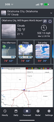 US Public Weather Screenshot