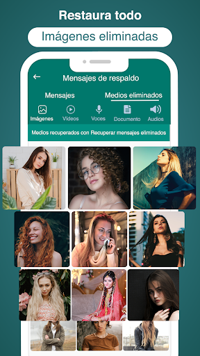 Captura de pantalla de Recuperar mensajes eliminados