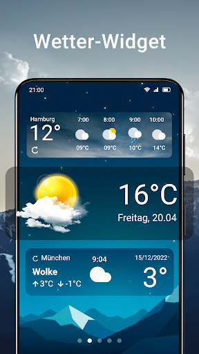 Wetterzeitleiste Lokales Radar Screenshot