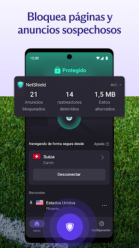 Captura de pantalla de Proton VPN: Rápida y segura
