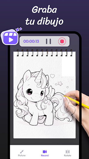 Captura de pantalla de AR Dibujo - Pintar y Calcar