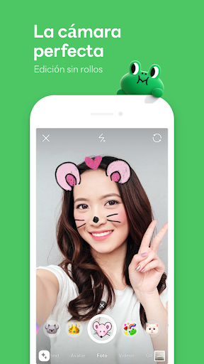 Captura de pantalla de LINE: Llama y mensajea