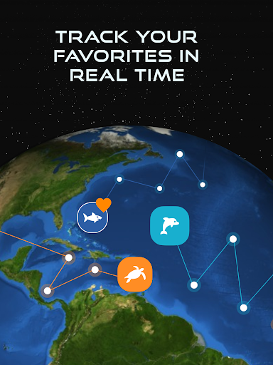 Captura de pantalla de OCEARCH Shark Tracker™