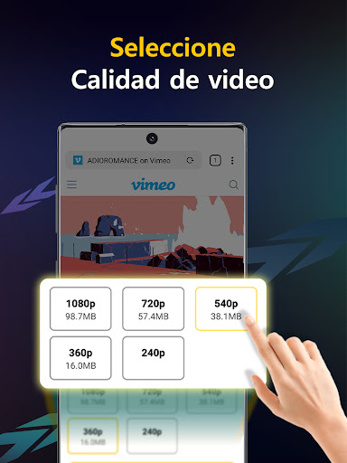 Captura de pantalla de Descargador de vídeos HD