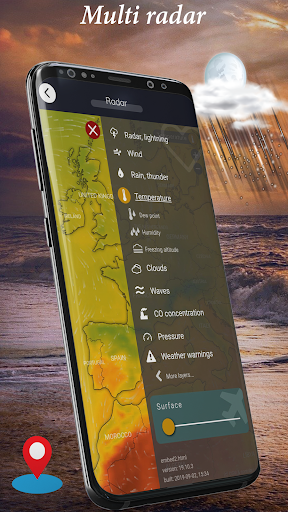 Captura de pantalla de Widget pronóstico del tiempo