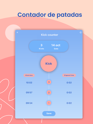 Captura de pantalla de HiMommy: App de Embarazo