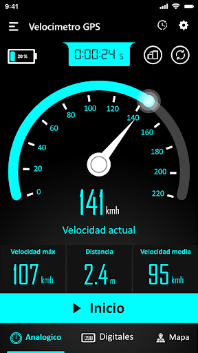 Captura de pantalla de velocimetro gps - Odometer