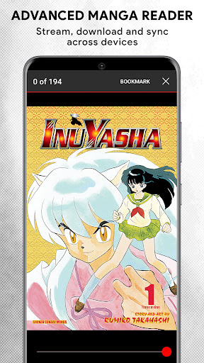 Captura de pantalla de VIZ Manga