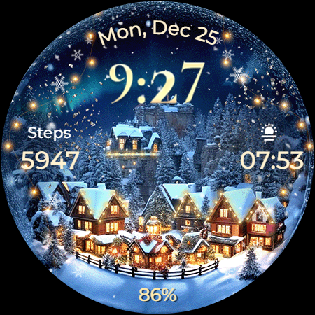 Captura de pantalla de Animated North Pole Christmas
