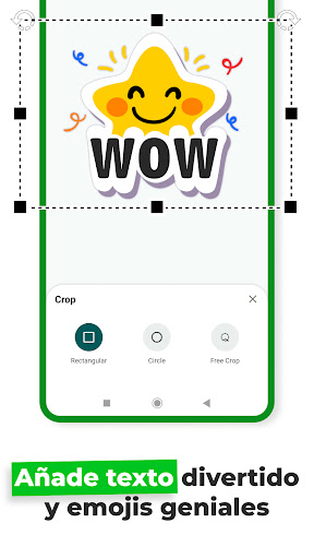 Captura de pantalla de Crear stickers - WAStickerApps