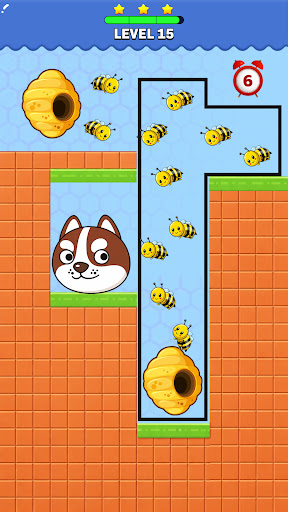Draw to Save: Dog Puzzle screenshot
