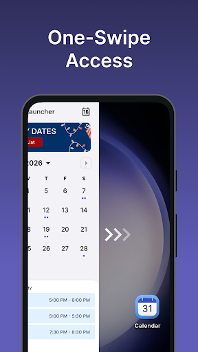 Captura de pantalla de 2026 Calendar Launcher