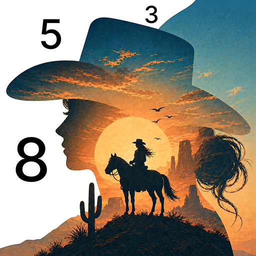 Wild West Color by Number Book