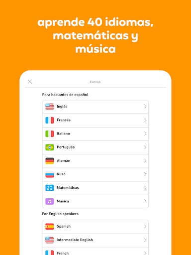 Captura de pantalla de Duolingo: Aprende Idiomas