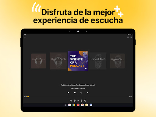 Captura de pantalla de Spreaker Podcasts
