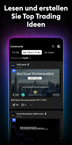 TradingView: Aktien und Krypto Screenshot