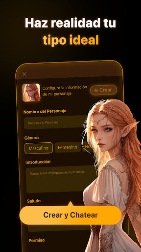 Captura de pantalla de PolyBuzz: Chatea con Amigos IA