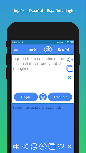 Captura de pantalla de Traductor de ingles a español