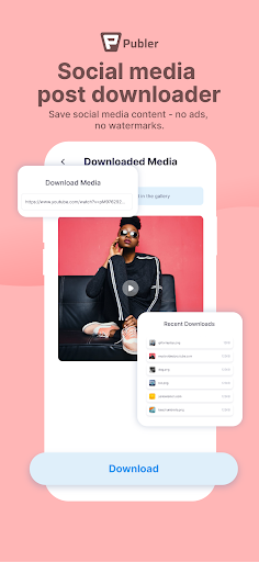 Captura de pantalla de Publer: Social Media Tools