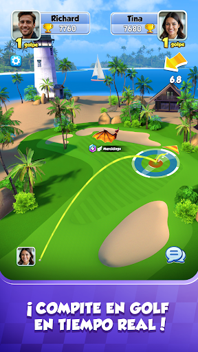Captura de pantalla de Golf Rival