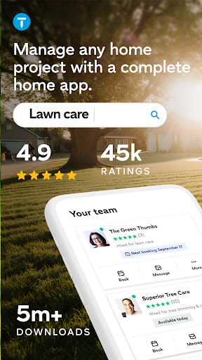 Captura de pantalla de Thumbtack: Hire Service Pros
