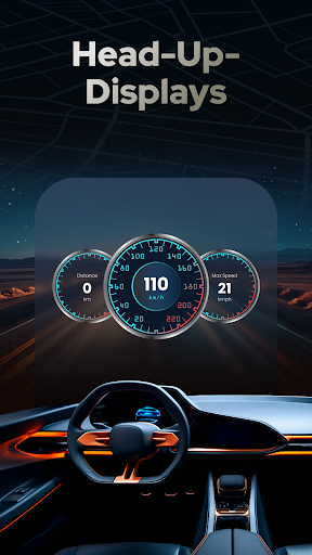 Radar, GPS & Tachometer Screenshot