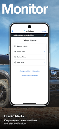 MySubaru screenshot