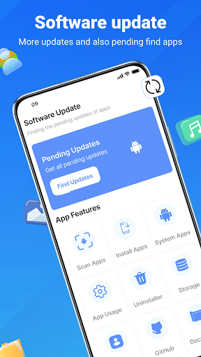 Captura de pantalla de Actualización de Software