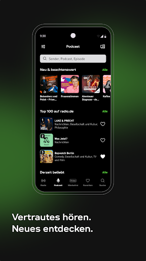radio.de - Radio und Podcast Screenshot