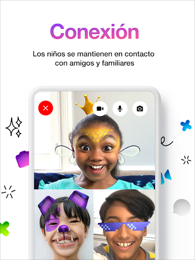 Captura de pantalla de Messenger Kids – La app de men