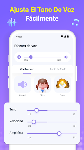 Captura de pantalla de Cambiador de Voz y Efectos