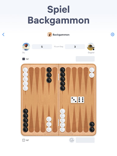 Backgammon - Brettspiel Screenshot