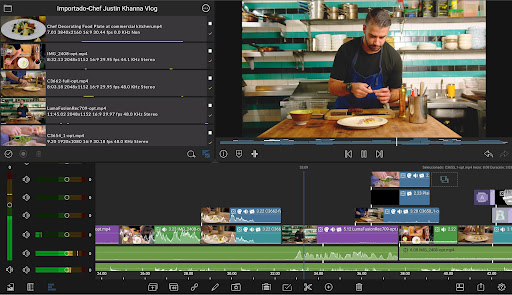 Captura de pantalla de LumaFusion:Editor de vídeo pro