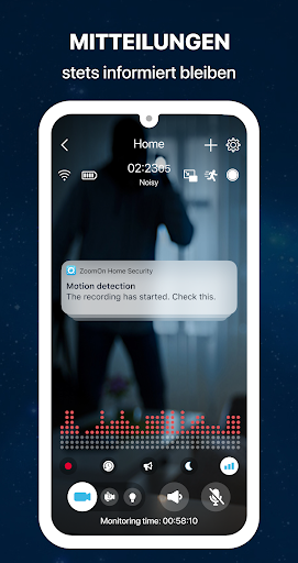 ZoomOn Überwachungskamera Screenshot