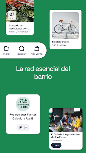 Captura de pantalla de Nextdoor: Red del barrio