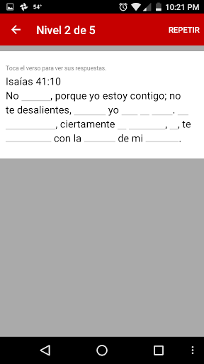 Captura de pantalla de Versículos Espada