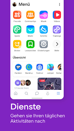 VK: Soziales Netzwerk & Anrufe Screenshot