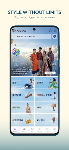 Captura de pantalla de Tata CLiQ Fashion Shopping