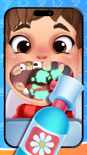Captura de pantalla de Juegos de dentista para niños