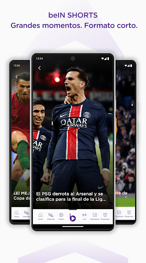 Captura de pantalla de beIN SPORTS